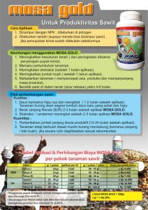 mosa gold untuk sawit umum